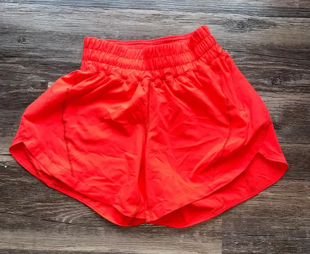 Lululemon Red Track That Shorts