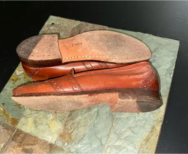 Polo 90s Vintage Ralph Lauren Leather Loafers