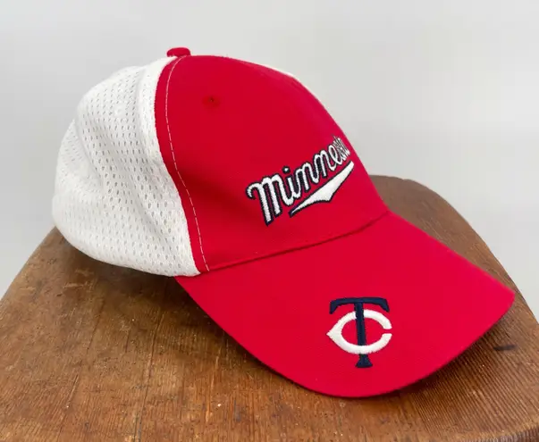 Minnesota Twins Baseball Hat Red White Mesh Dairy Queen Game Promo 2012 One Size
