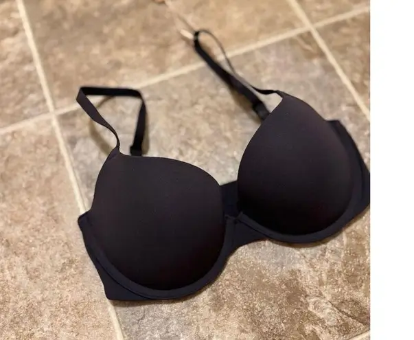 SKIMS Fits Everybody Pushup Demi Bra 30D Onyx