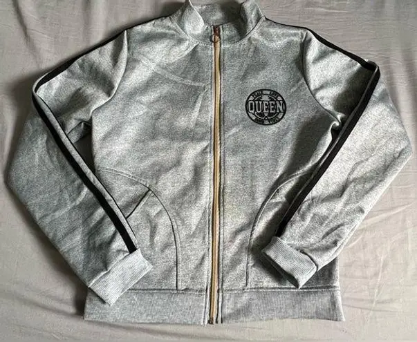 Grey Queen track suit jacket Gray Size L