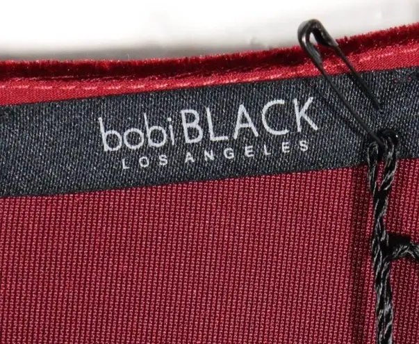 Bobi NWT Wine Velvet Dress Size Small