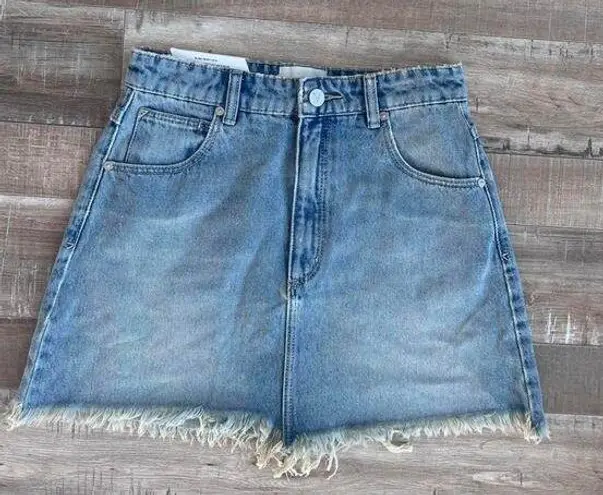Abrand Jeans Aline Denim Skirt Size 26 Blue