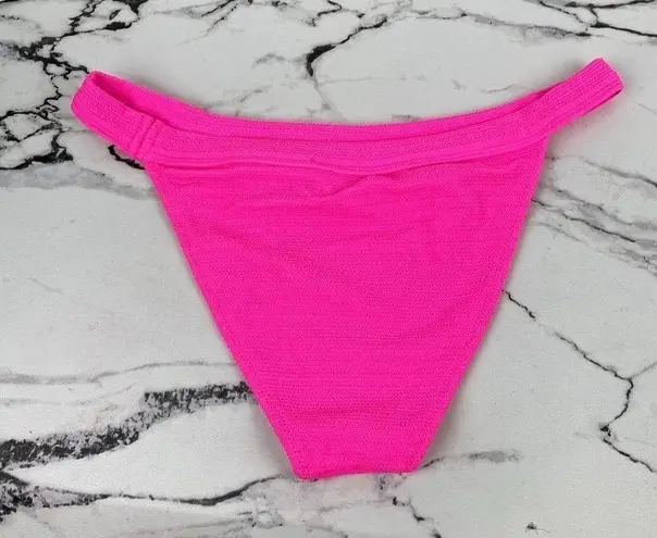 Topshop  Pink High Cut Tanga Bikini Bottom