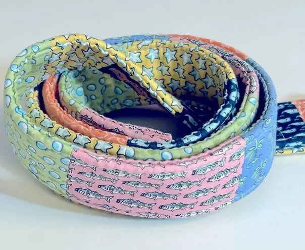 Vineyard Vines  Women's Patchwork Belt Size L