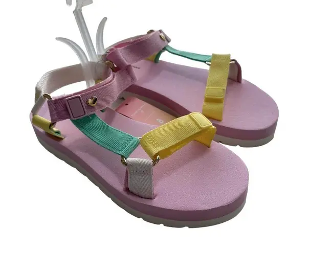 NWT STONEY CLOVER LANE X TARGET Sports Sandals Sz 8 Pink Yellow Green Pastel New