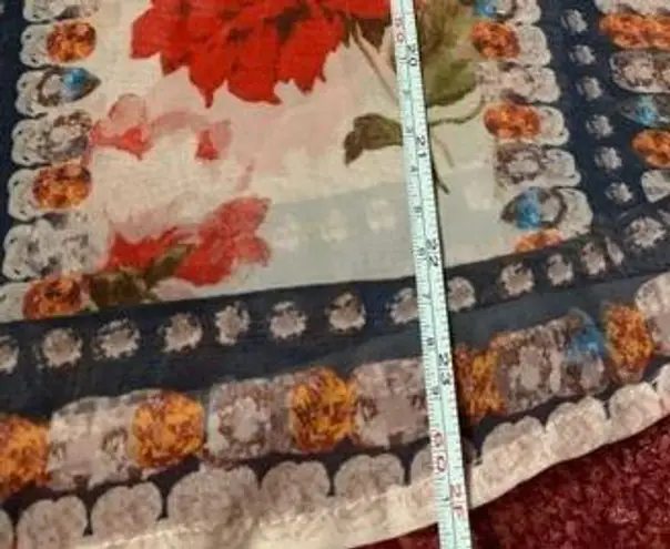 Jealous Tomato floral sheer blouse size M