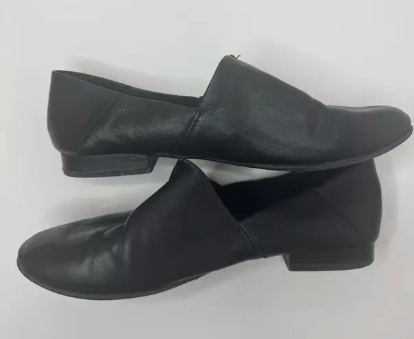 Born concept B.o.c Black Leather Slip-Ons Size 9M