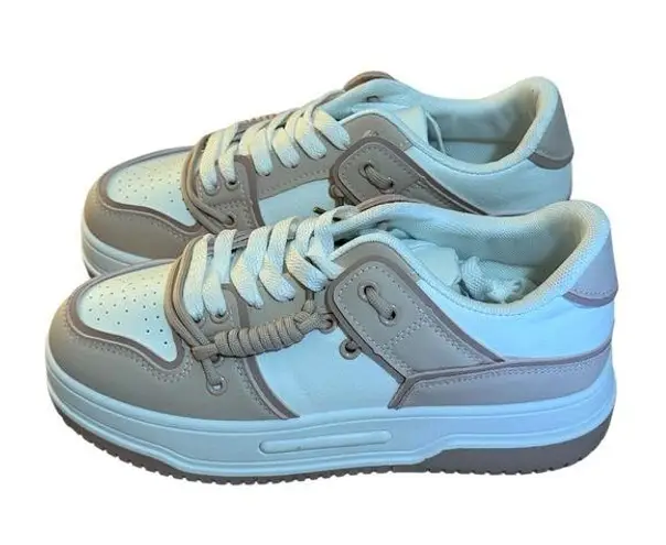 Liliana Women’s Lace Up White Sneakers