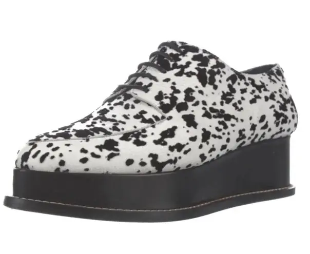 Opening Ceremony Eleanora Platform Oxfords Loafers Spotted Dalmatian sz 37 US 7