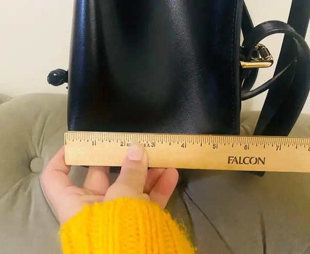 Mario Valentino Authentic leather black backpack