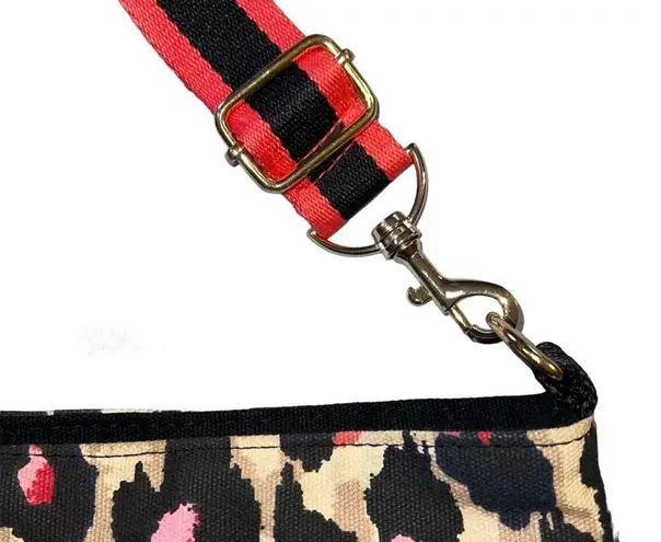 Victoria's Secret  Womens Large Bag Travel Weekend Leopard Cheetah Animal Print - Image 9