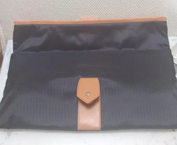 LeSportsac Remix Jet with Raw Leather Clutch