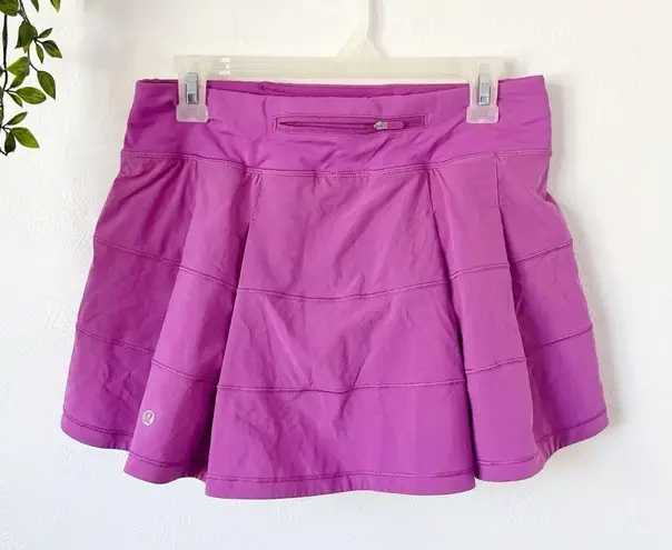 Lululemon  Pace Rival Skirt Skort Sz 6 Vivid Plum