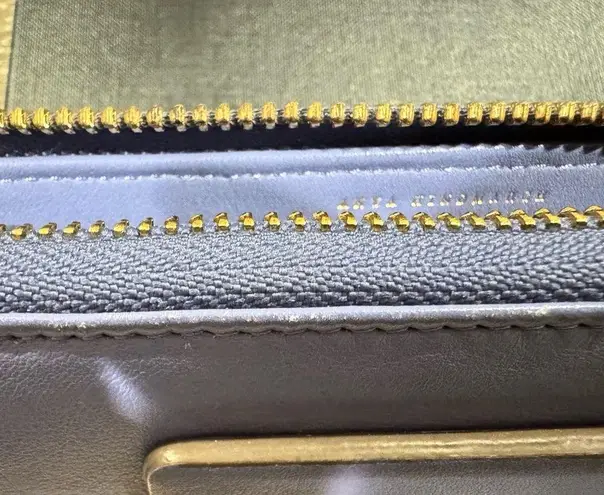 Anya Hindmarch FAITHFUL LARGE Round Long Wallet BLUEBELL