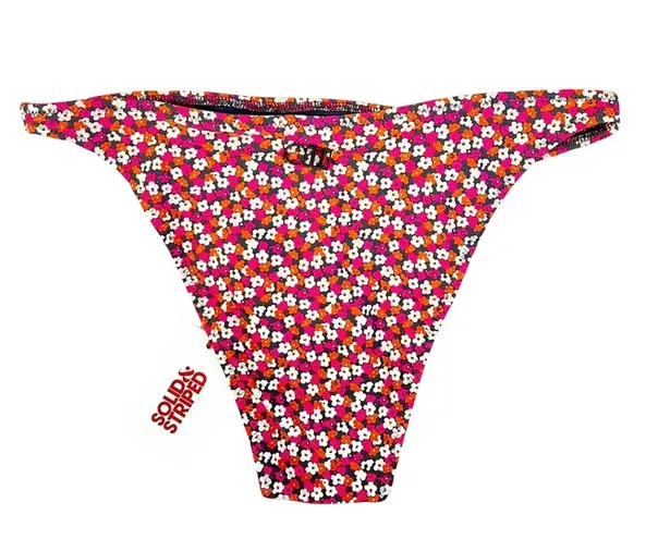 Solid & Striped NWT The Elsa Bikini Swimwear Bottom in Ditsy Floral Size Large