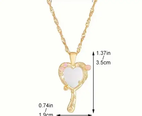 Boutique 18K Gold Plated Pendant Necklace 