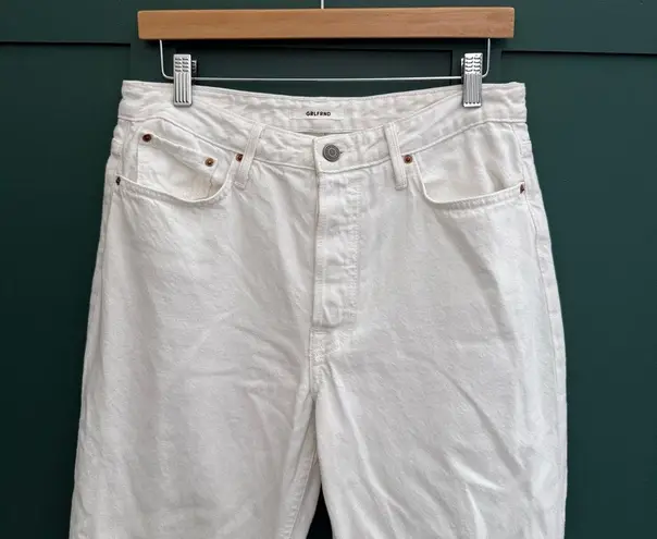 GRLFRND Kiara Slouchy Tom Boy White Jeans