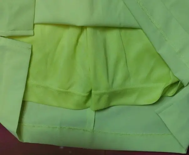 ep pro  neon yellow tennis skort size 6