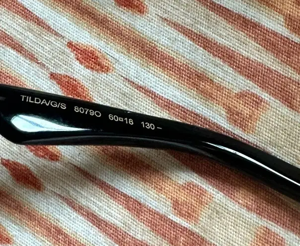 Jimmy Choo Women’s black sunglasses with rhinestones on side oversized classic