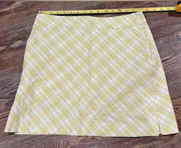 IZOD XFG Xtreme Function Golf Skort - Green Plaid Size 6
