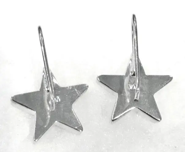 Silpada Retired  Sterling Silver Star Moon W0130 Earrings