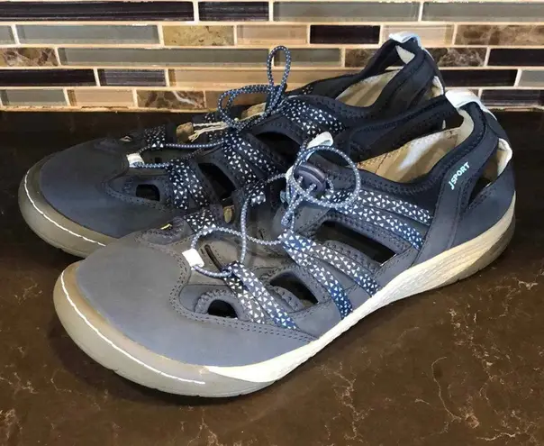 J Sport adventure sandals with allterra traction women’s size 9 Blue