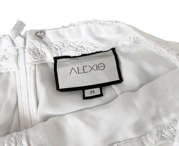 Alexis White Lace Wide Leg Pants Sz M