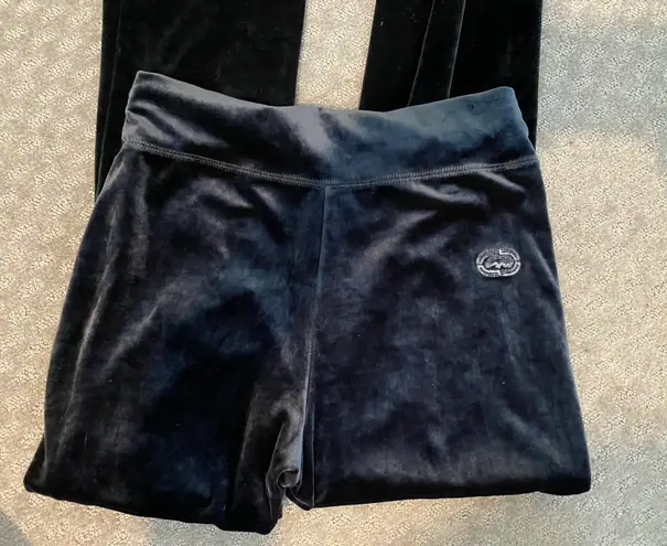 Ecko Red Like new high waisted  blue/black velvet pants. Sz M