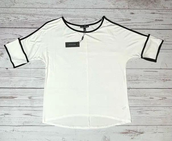 Cable & Gauge Piped Dolman Sleeve Tunic Size L