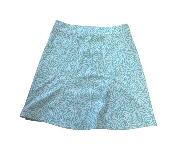 Rip Skirt Womens Small Blue White Floral Leaf A Line Casual Skirt
