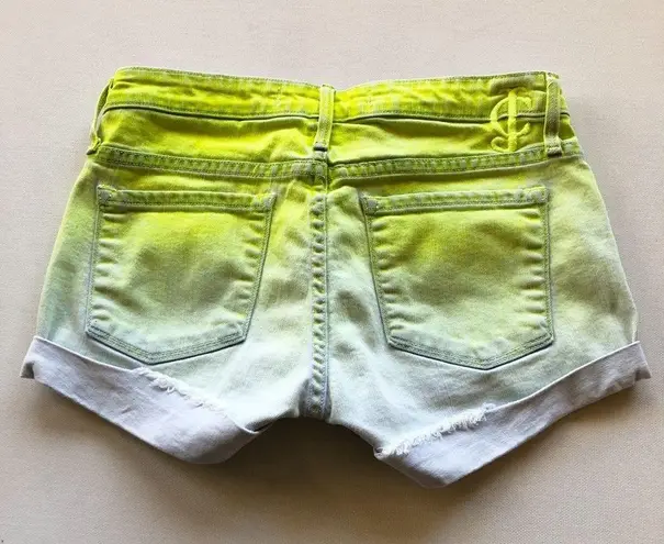 Juicy Couture COPY - Juicy Jeans Couture Dip Dye Cut Off Shorts