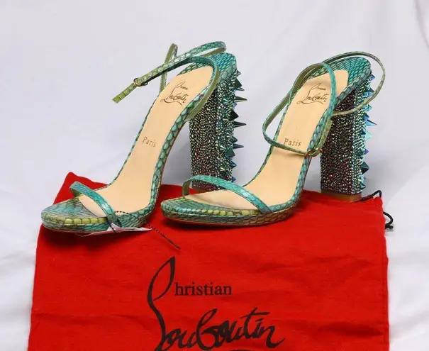 Christian Louboutin Brand New  Palace 120 Swarovski Crystal Sandals