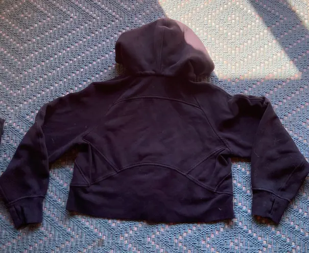 Lululemon Black Scuba Oversized Full-Zip Hoodie