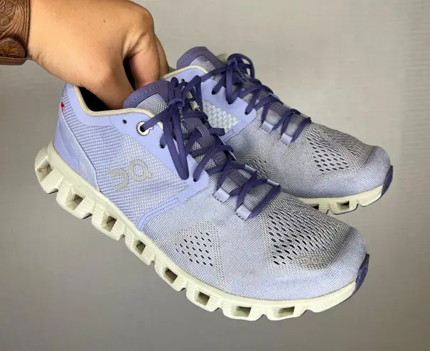 On Running Cloud X Lavender Ice Purple Lightweight Athletic Sneakers Shoes Size 8