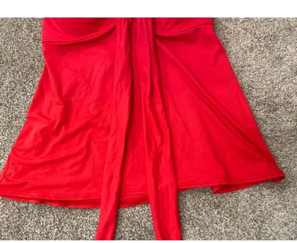 Coco reef Five Way Bra Sized Underwire Tankini Top in Classic Red,32/34D