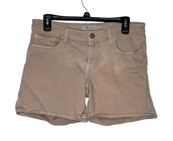 Max jeans Mavi Jeans Women's Shorts Vanna Stretch Twill Chino Mid-Rise Dusty Brown Sz. 30