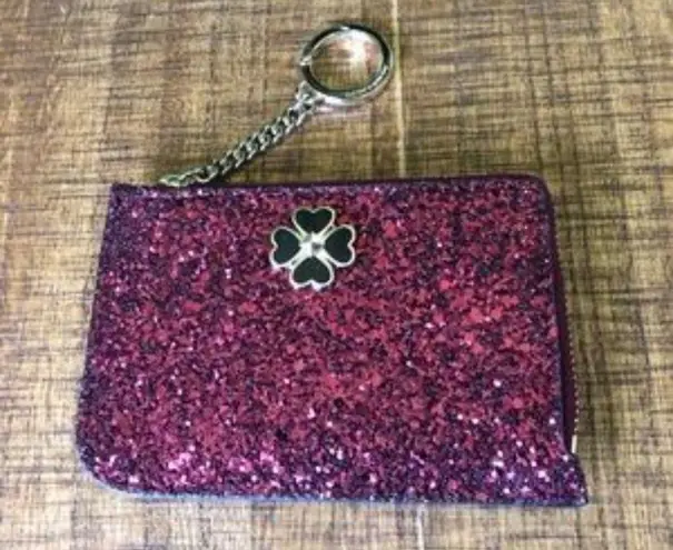 Kate spade glitter keychain wallet hotsell