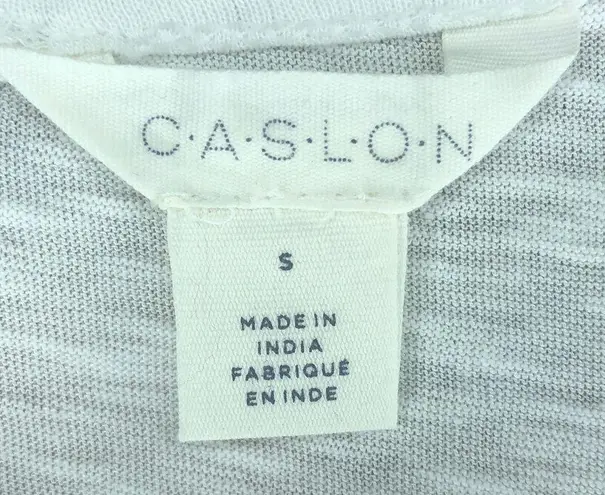 Caslon White Stitch Neck Tank - Size Small