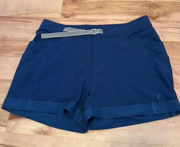 Zyia Active Blue Not Just A Trail Shorts - Medium