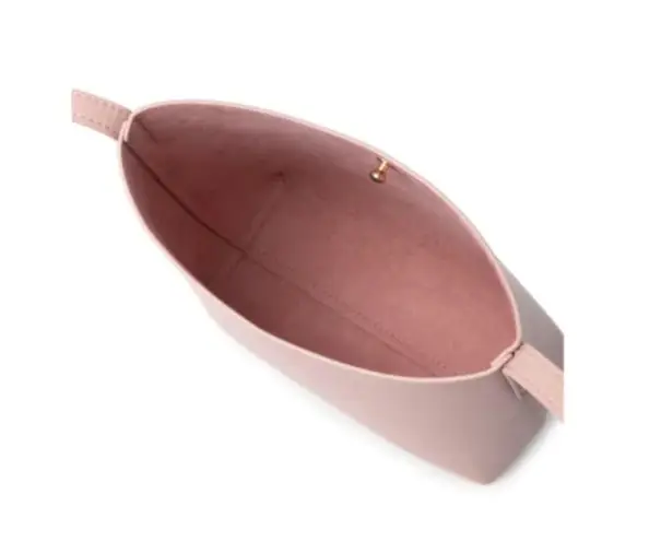 Samara Shoulder Bag Crossbody Adjustable Strap Peony Vegan Leather Valentine Pink