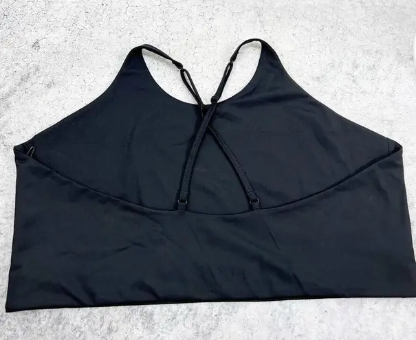 Girlfriend Collective  Black Topanga Halter Bra Black Size 4XL NWOT