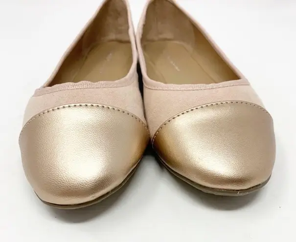 ROHB Corsica II Rose Suede Rose Gold Cap Toe Flats Size 5 NWT Pink
