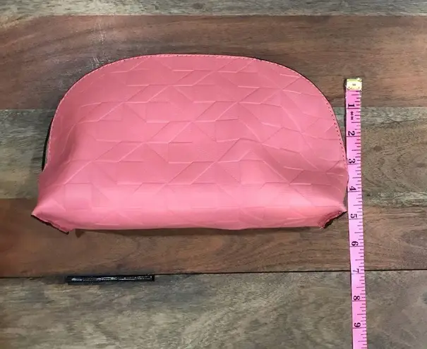 Ulta pink geometric pattern makeup bag Zipper cosmetic bag travel toiletries