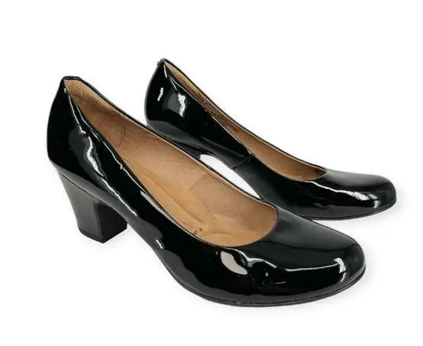 Sofft | NEW | Size 9.5 | Black Patent Leather Lana Slip