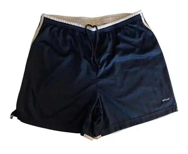 ATIVA, Women’s Athletic shorts, Sz L, Blue &white Blue Size L