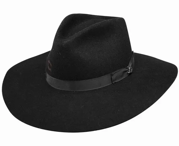 Charlie 1 Horse Highway Wool Black Felt Western Fashion Hat