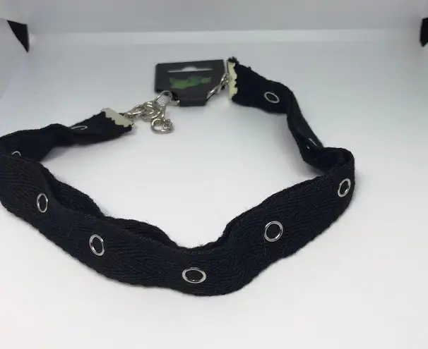 Gothic Black Grommet Punk Chocker New