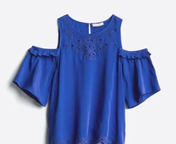 Skies Are Blue Cobalt Cut Out Tank Top