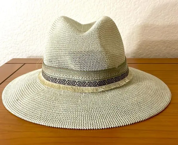 West of Melrose NWT-  Gray Wide Brim Rancher Fedora Hat